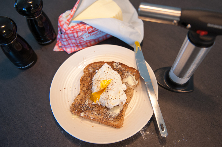 poached egg on toast