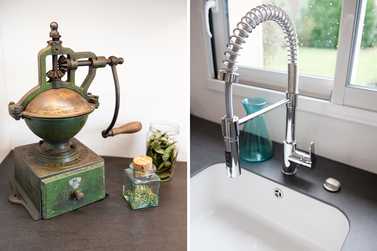 Coffee Grinder and Industrial Faucet|| «Vine and the Olive»