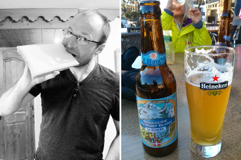 Les Carroz Mont Blanc beer