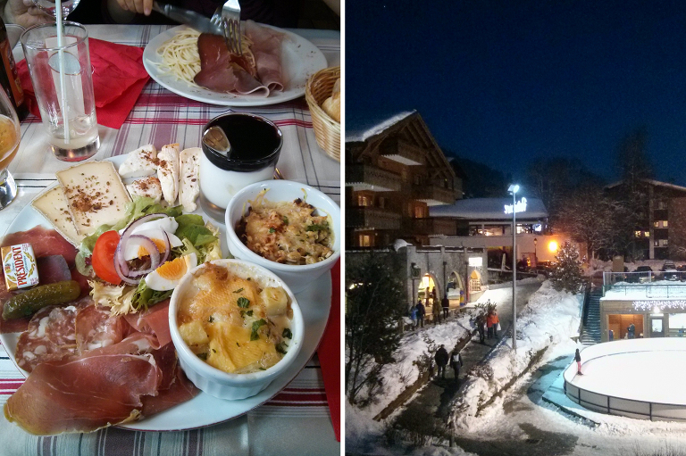 Les Carroz Food and life