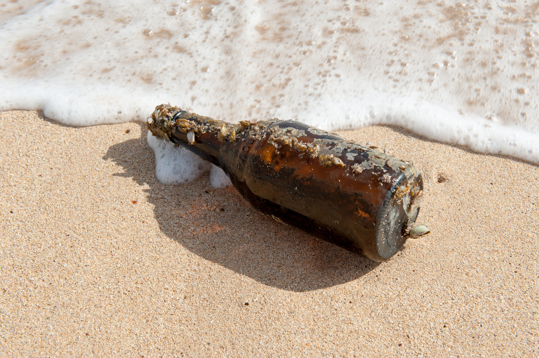Message in a bottle Kauai Vine and the Olive
