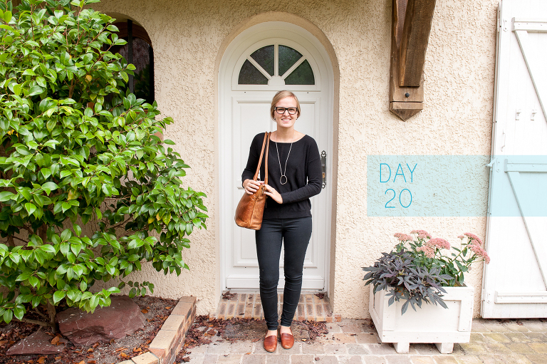 september capsule wardrobe experiment