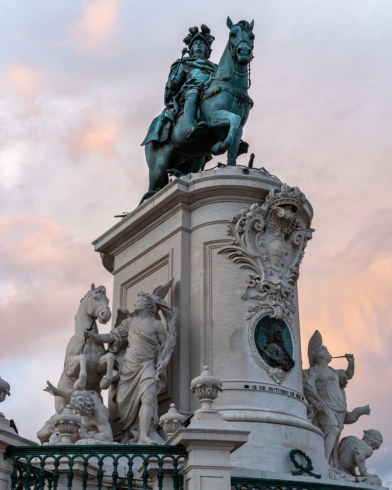 Statue in Lisbon Portugal