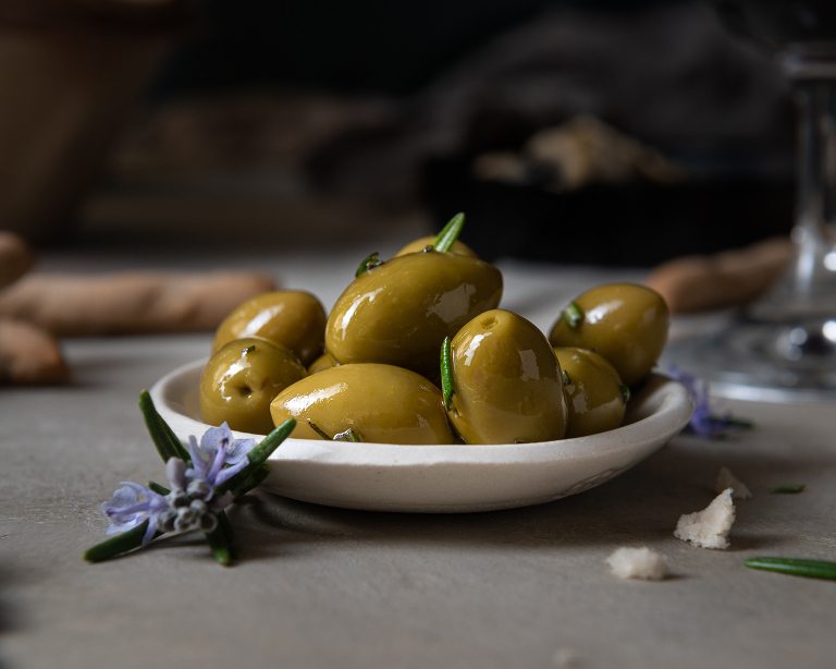 Green Olives for French Apéro