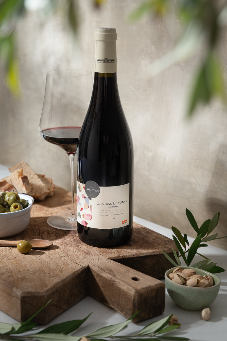 Photographe de vin et culinaire costieres de nimes vins du rhone