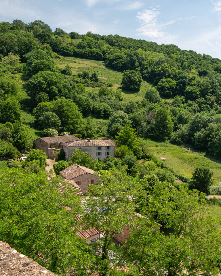 Views from Berzé-le-Chatel, France