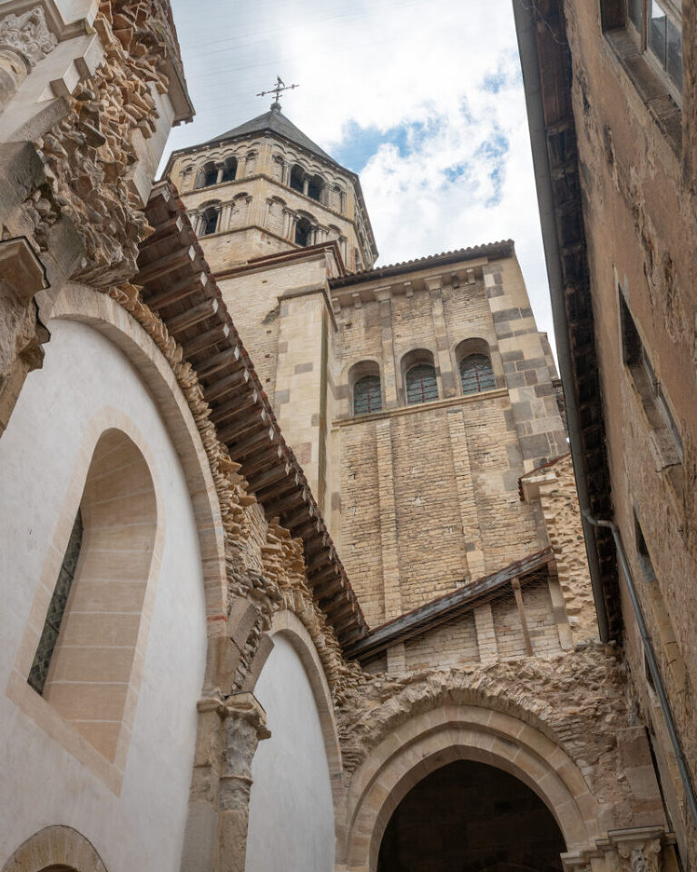 exploring the abbey of Cluny, France