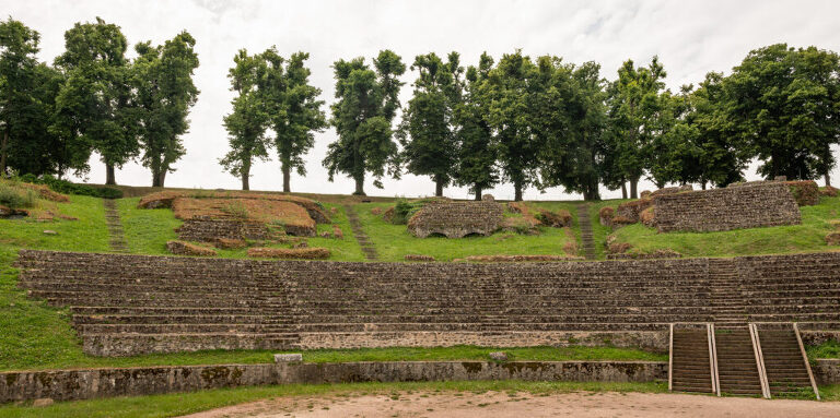 The roman theatre of Autun, France