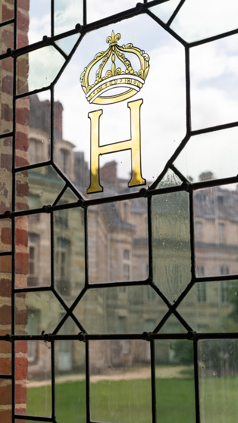 Window details at my French citizenship ceremony in the Chateau de Fontainebleau